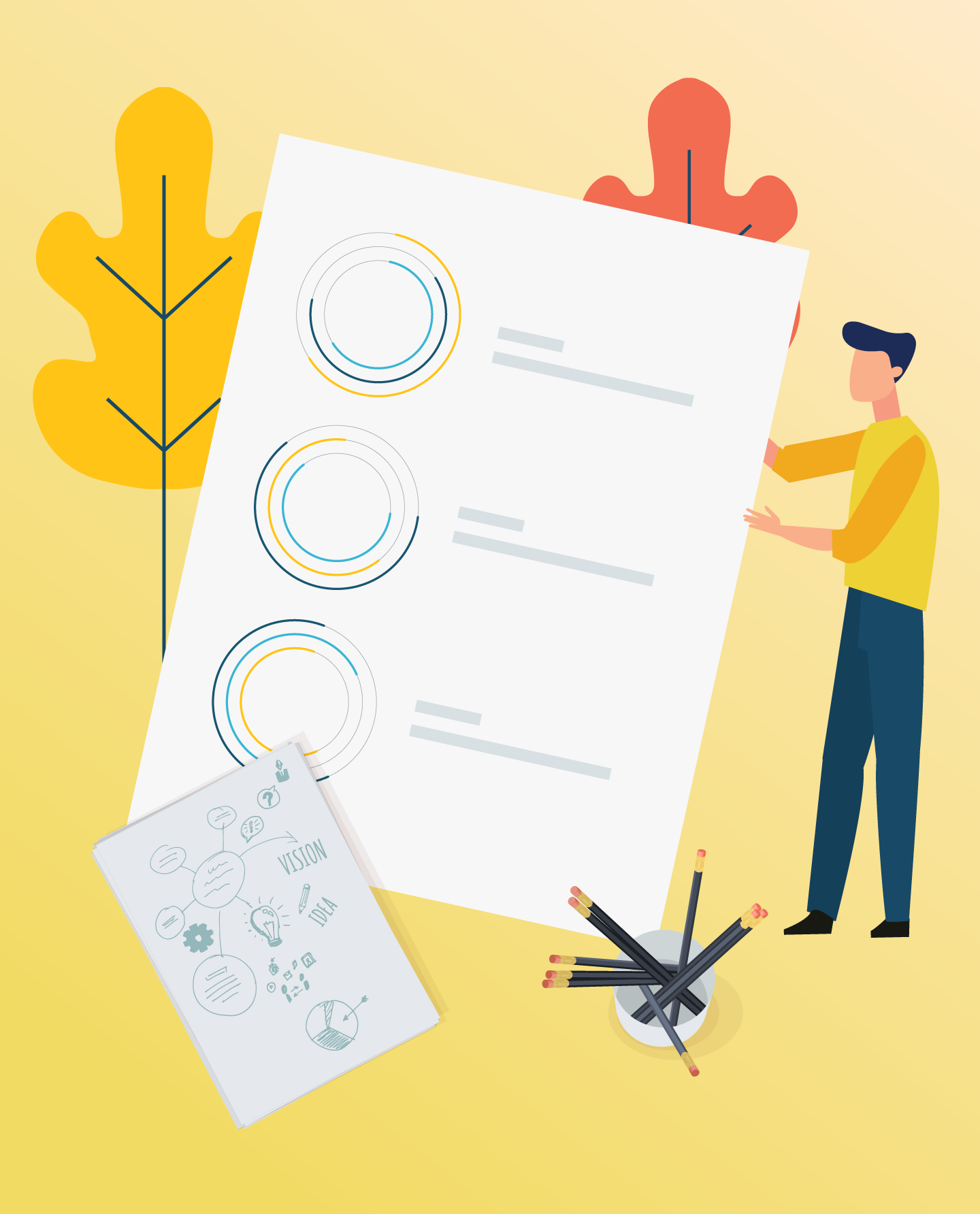 An abstract image illustrating branding